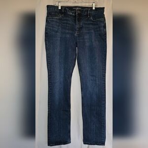 Banana Republic Sz 36 Men's Slim Straight Jeans - Dark Blue